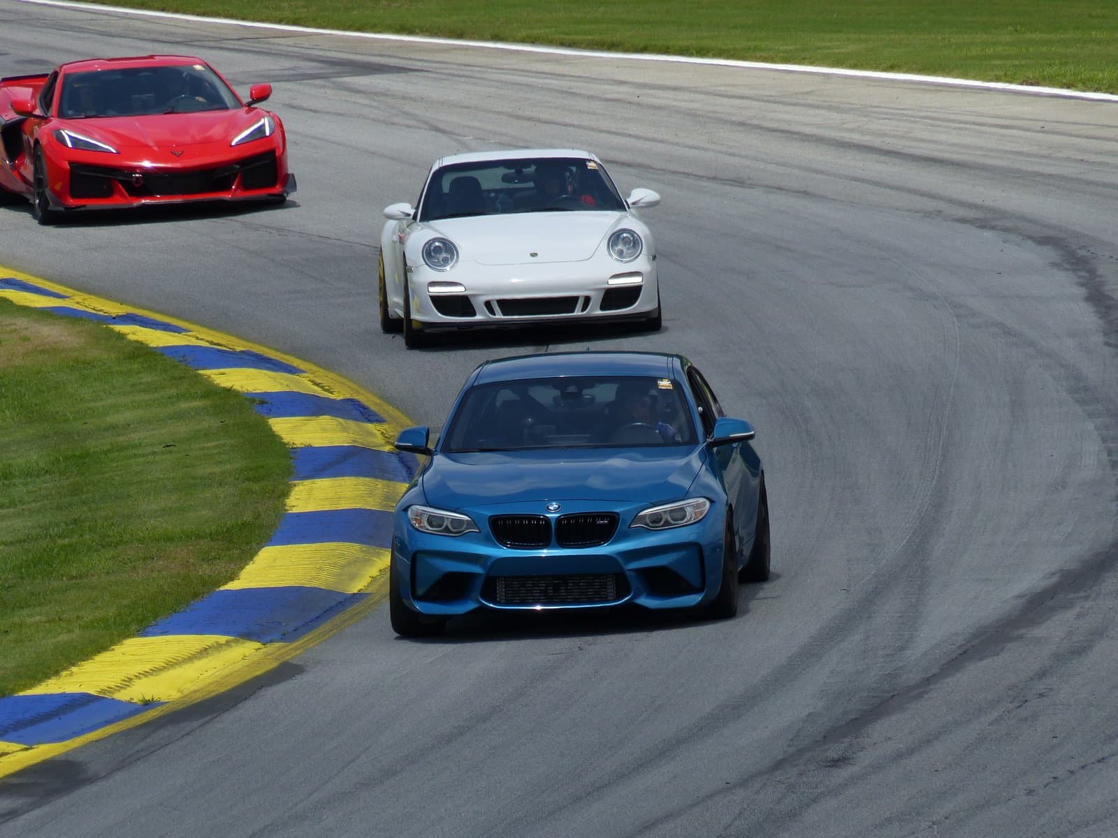 BMW, Porsche, Corvette, at Road Atlanta